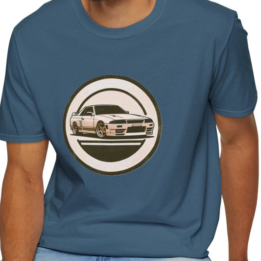 Classic JDM Car Faded/Distressed Graphic T-Shirt | 100% Cotton T-Shirt | Classic Car T-Shirt | 1990's Vibes Classic T-Shirt | 90's JDM T-Shirt | Retro Faded Graphic